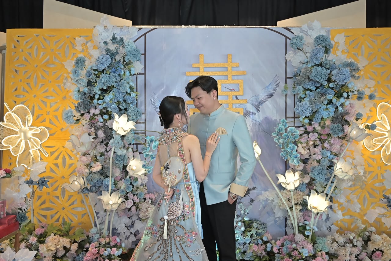Foto acara sangjit Nathan dan Chelsya